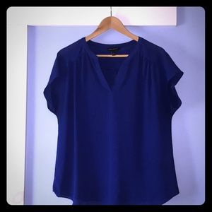 Deep blue blouse